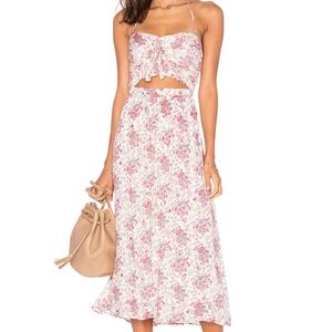 Floral midi dress